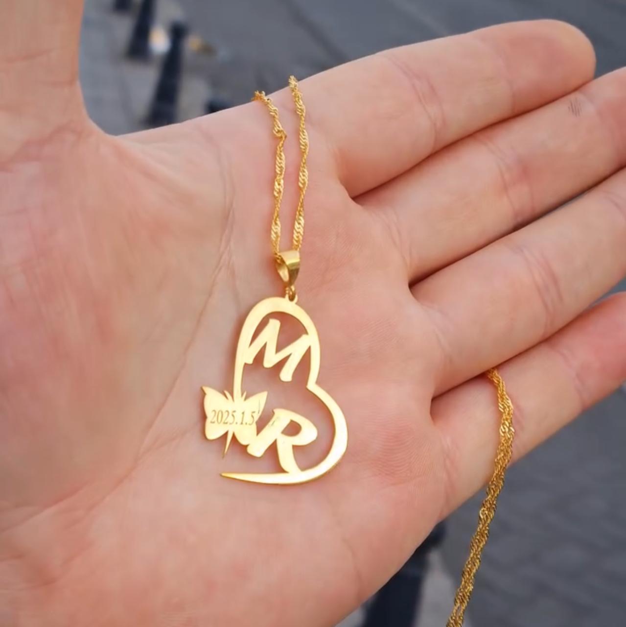 Beautiful Customized Name Necklace (RO4)