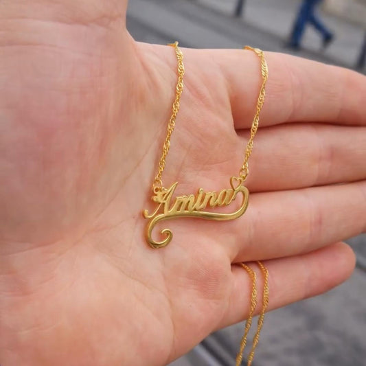 Beautiful Customized Name Necklace (RO3)
