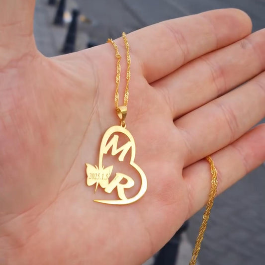 Beautiful Customized Name Necklace (RO4)